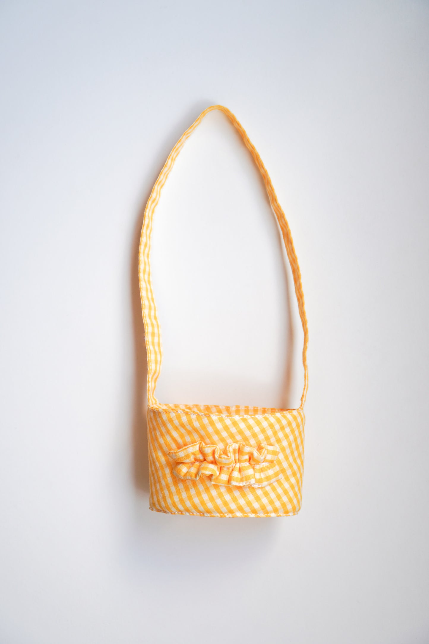 Bubble Tea Holder(Yellow Gingham)