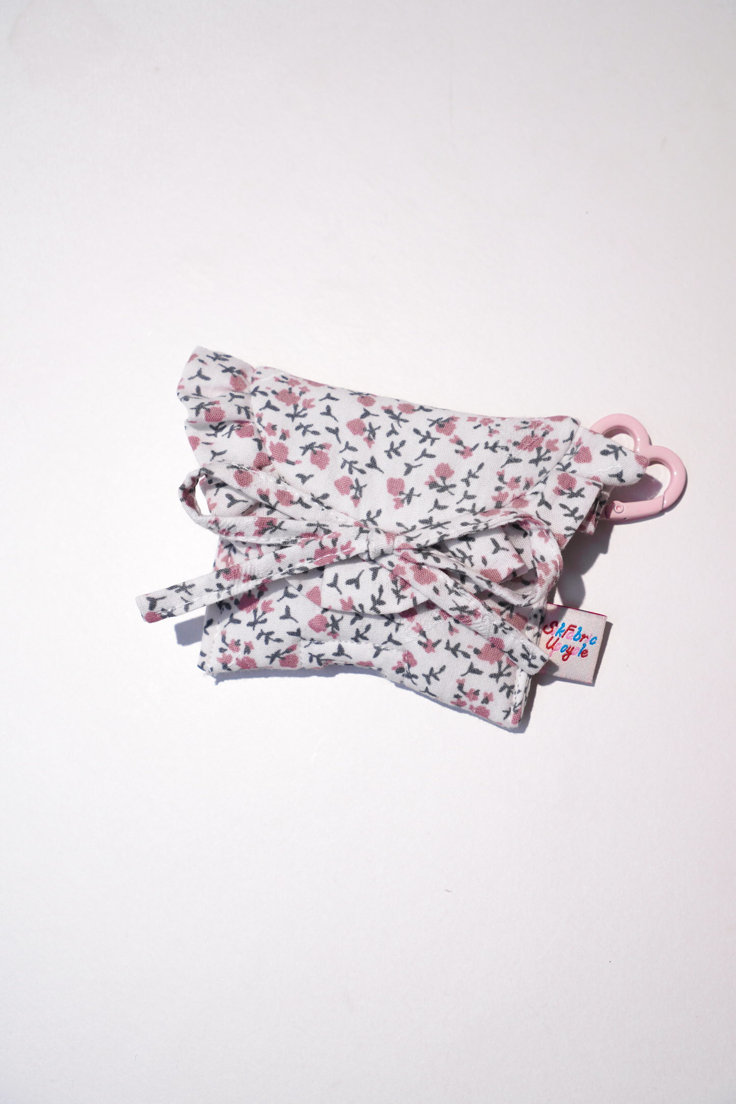 Ruffled AirPods Pouch （AirPods Pro2/3 | 磁吸款 | Pink Floral)