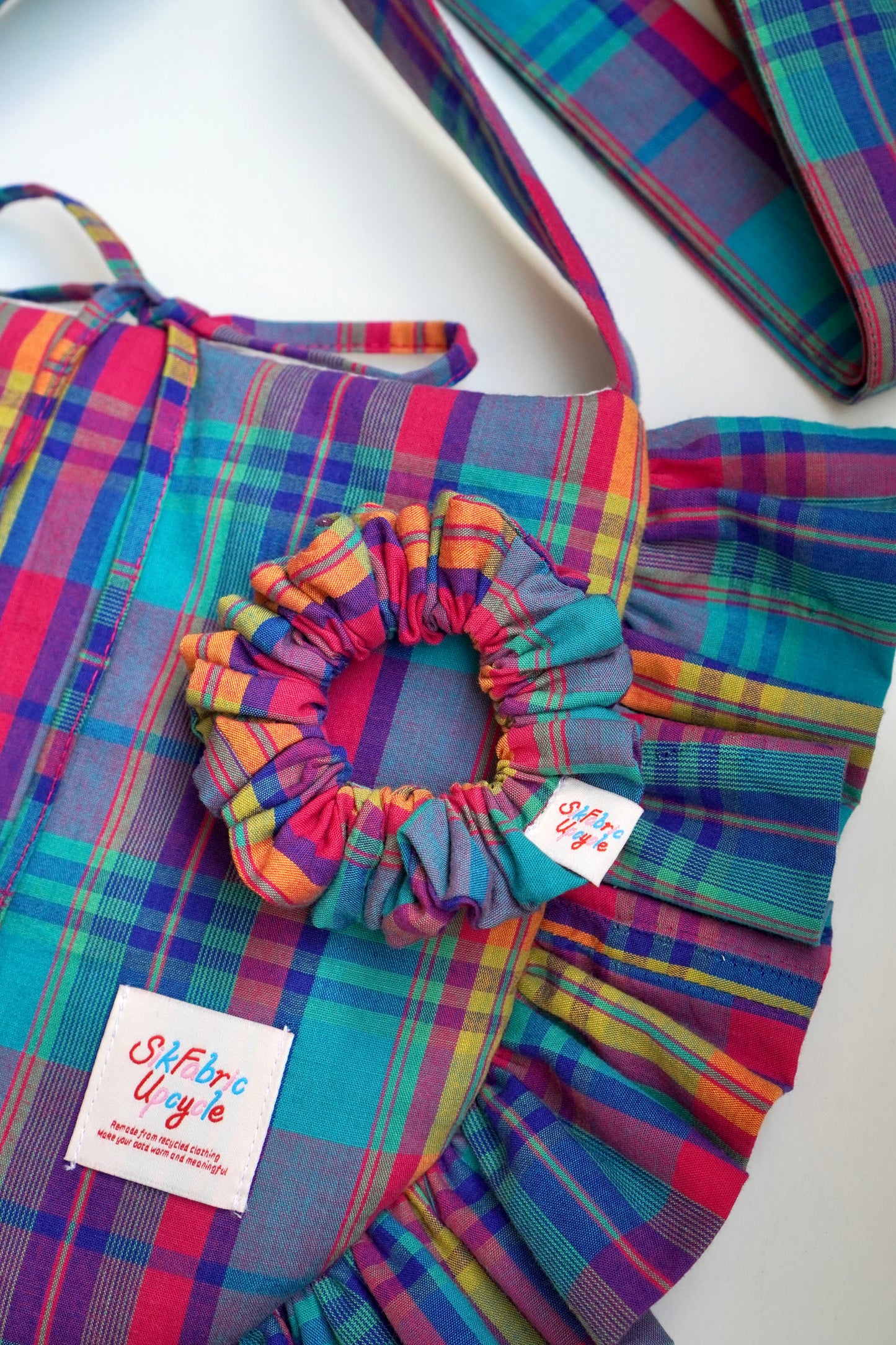 Scrunchie (Purple Madras)