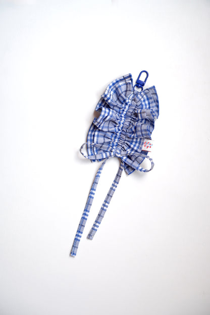 Ruffled Keychain | M size | Sky Blue