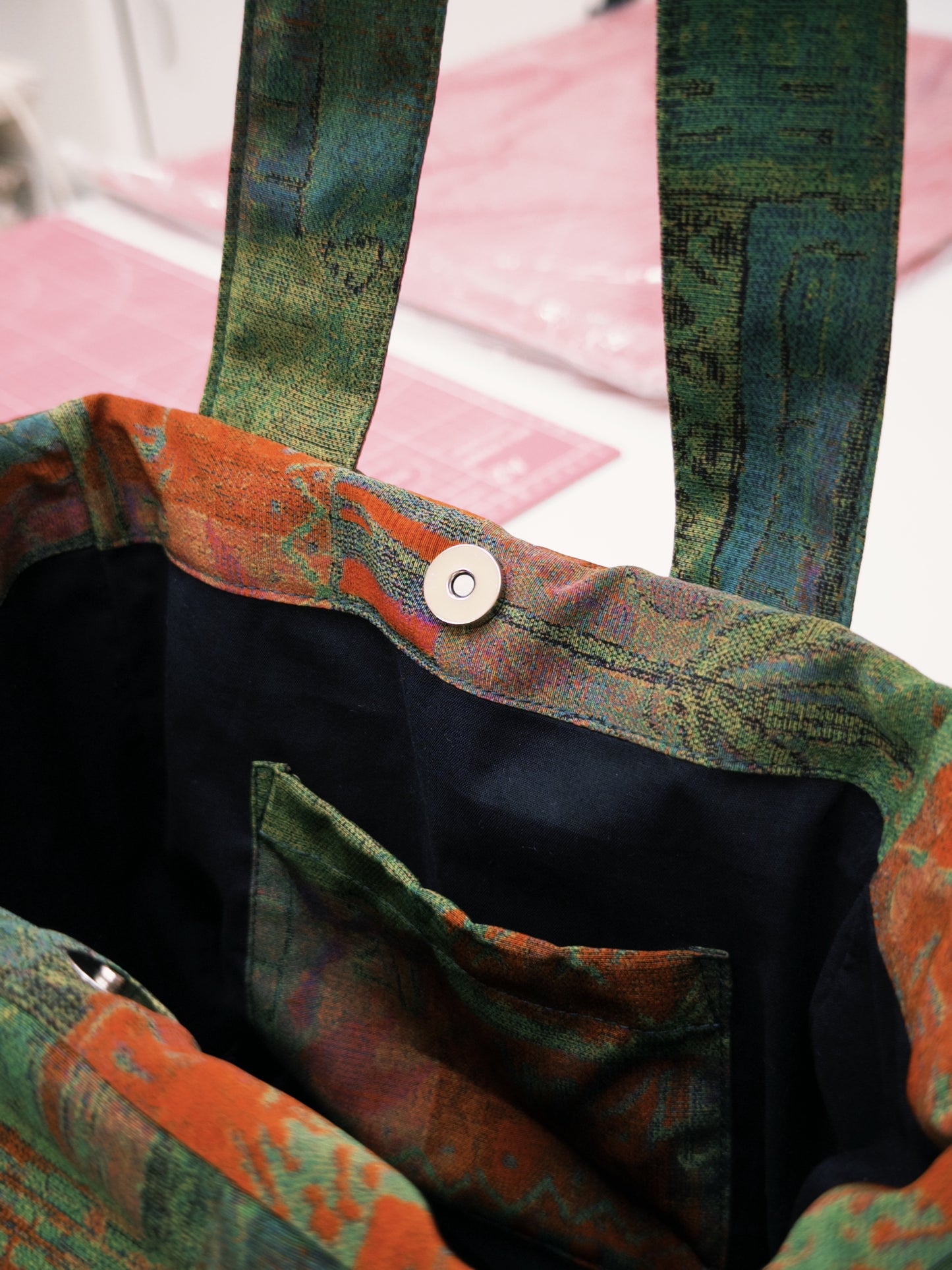 Ruffled Handbag | Earthy Olive Green